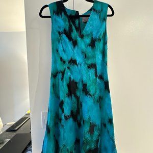 Lela Rose Iridescent Cocktail Dress